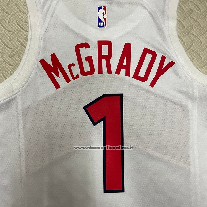 Maglia Toronto Raptors Tracy McGrady #1 Association 2022-23 Bianco